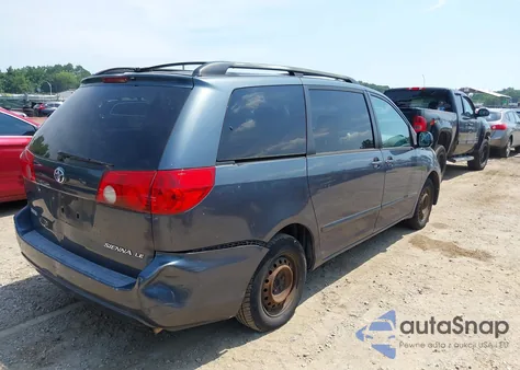 2008 Toyota Sienna Le из США, поврежденный, VIN 5TDZK23C28S099562